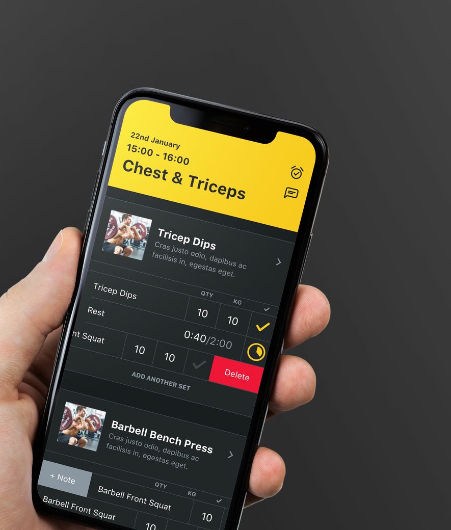 Train My Athlete App Workout