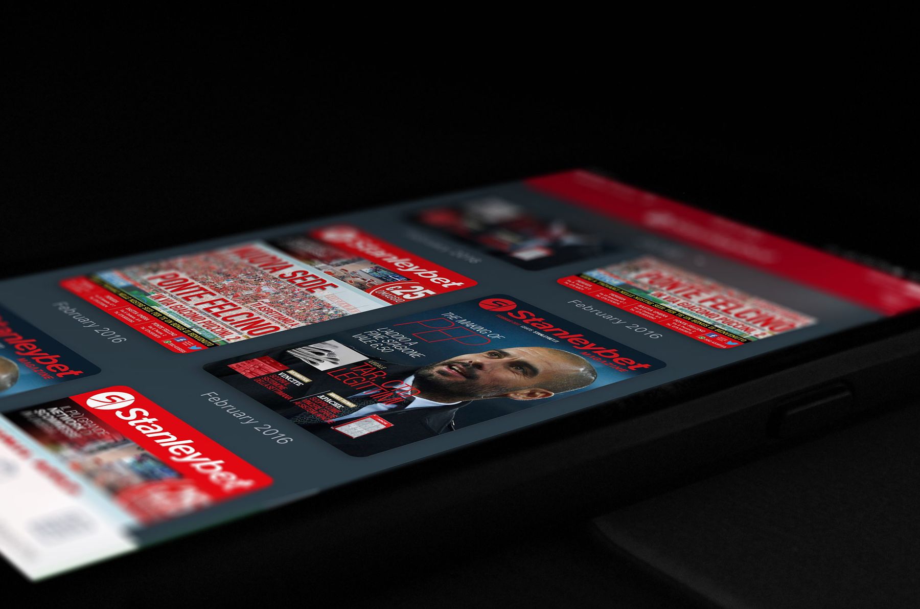 Stanleybet Sport Magazine Mockup